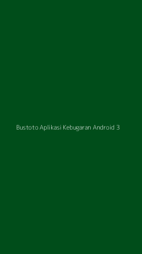 Tampilan Antarmuka Aplikasi Bustoto Aplikasi Kebugaran Android - 3