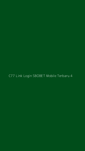 Tampilan Antarmuka Aplikasi C77 Link Login Sbobet Mobile Terbaru - 4