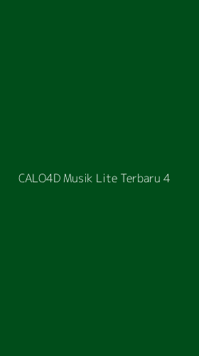 Tampilan Antarmuka Aplikasi Calo4d Musik Lite Terbaru - 4