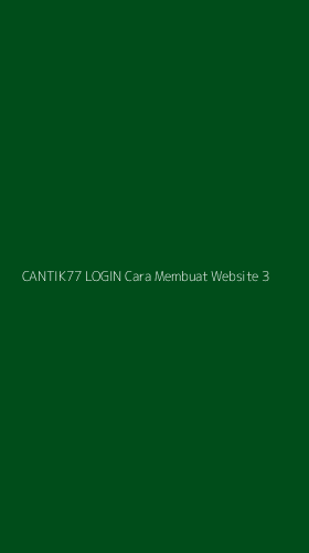 Tampilan Antarmuka Aplikasi Cantik77 Login Cara Membuat Website - 3