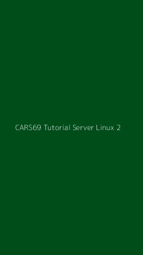 Tampilan Antarmuka Aplikasi Cars69 Tutorial Server Linux - 2