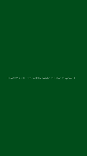 Tampilan Antarmuka Aplikasi Cemara123 Slot Portal Informasi Game Online Terupdate - 1