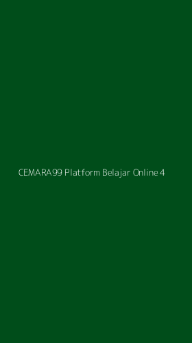 Tampilan Antarmuka Aplikasi Cemara99 Platform Belajar Online - 4