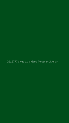Tampilan Antarmuka Aplikasi Ceme777 Situs Multi Game Terbesar Di Asia - 4