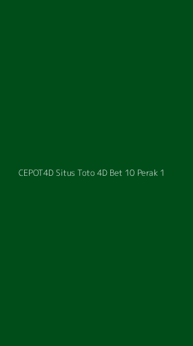 Tampilan Antarmuka Aplikasi Cepot4d Situs Toto 4d Bet 10 Perak - 1
