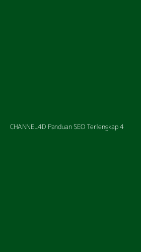 Tampilan Antarmuka Aplikasi Channel4d Panduan Seo Terlengkap - 4