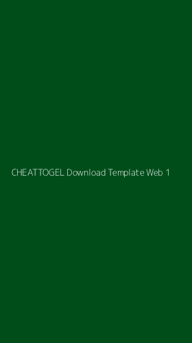 Tampilan Antarmuka Aplikasi Cheattogel Download Template Web - 1