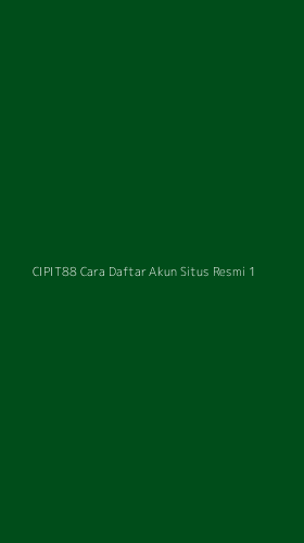 Tampilan Antarmuka Aplikasi Cipit88 Cara Daftar Akun Situs Resmi - 1