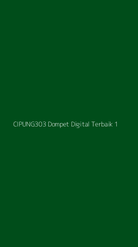 Tampilan Antarmuka Aplikasi Cipung303 Dompet Digital Terbaik - 1