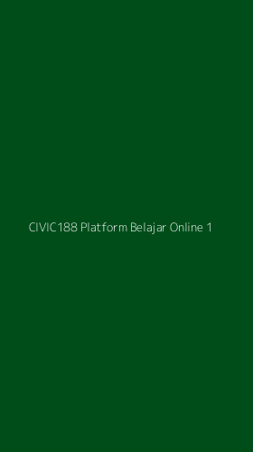 Tampilan Antarmuka Aplikasi Civic188 Platform Belajar Online - 1