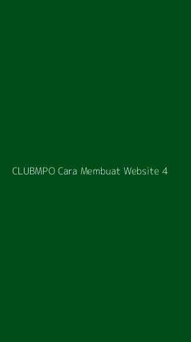 Tampilan Antarmuka Aplikasi Clubmpo Cara Membuat Website - 4