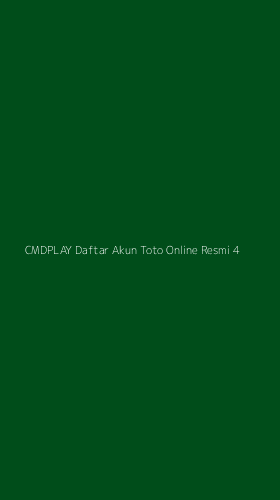 Tampilan Antarmuka Aplikasi Cmdplay Daftar Akun Toto Online Resmi - 4