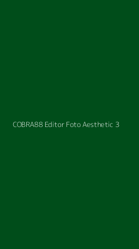 Tampilan Antarmuka Aplikasi Cobra88 Editor Foto Aesthetic - 3