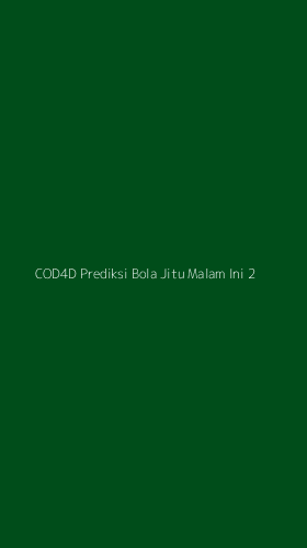 Tampilan Antarmuka Aplikasi Cod4d Prediksi Bola Jitu Malam Ini - 2
