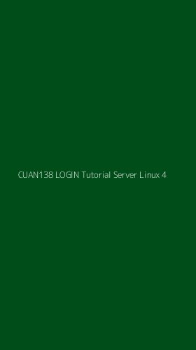 Tampilan Antarmuka Aplikasi Cuan138 Login Tutorial Server Linux - 4