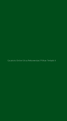 Tampilan Antarmuka Aplikasi Cacatoto Online Situs Rekomendasi Pilihan Terbaik - 4