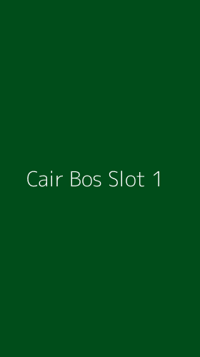 Tampilan Antarmuka Aplikasi Cair Bos Slot - 1