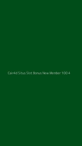 Tampilan Antarmuka Aplikasi Cair4d Situs Slot Bonus New Member 100 - 4