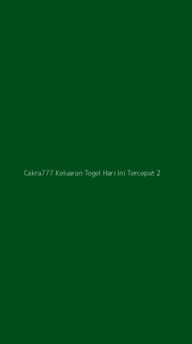 Tampilan Antarmuka Aplikasi Cakra777 Keluaran Togel Hari Ini Tercepat - 2
