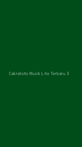Tampilan Antarmuka Aplikasi Cakratoto Musik Lite Terbaru - 3