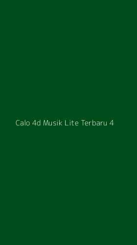 Tampilan Antarmuka Aplikasi Calo 4d Musik Lite Terbaru - 4