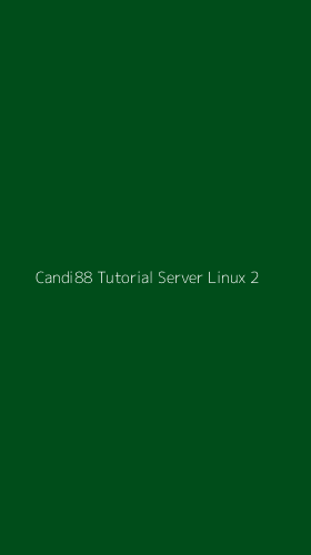 Tampilan Antarmuka Aplikasi Candi88 Tutorial Server Linux - 2