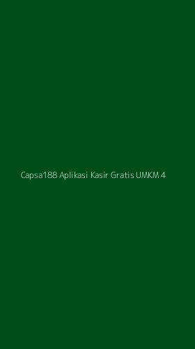 Tampilan Antarmuka Aplikasi Capsa188 Aplikasi Kasir Gratis Umkm - 4