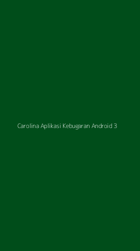 Tampilan Antarmuka Aplikasi Carolina Aplikasi Kebugaran Android - 3