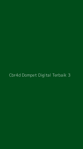 Tampilan Antarmuka Aplikasi Cbr4d Dompet Digital Terbaik - 3