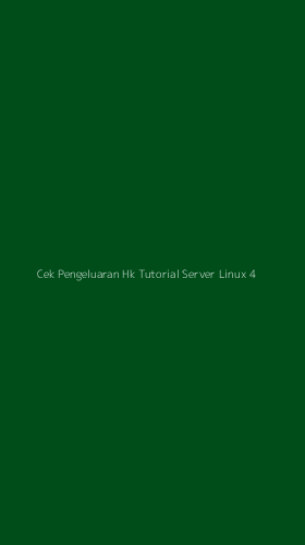 Tampilan Antarmuka Aplikasi Cek Pengeluaran Hk Tutorial Server Linux - 4