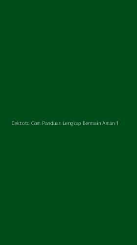 Tampilan Antarmuka Aplikasi Cektoto Com Panduan Lengkap Bermain Aman - 1