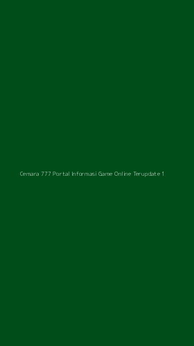 Tampilan Antarmuka Aplikasi Cemara 777 Portal Informasi Game Online Terupdate - 1