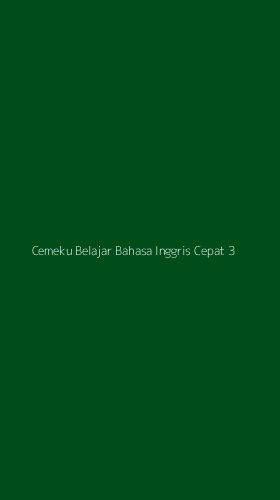 Tampilan Antarmuka Aplikasi Cemeku Belajar Bahasa Inggris Cepat - 3