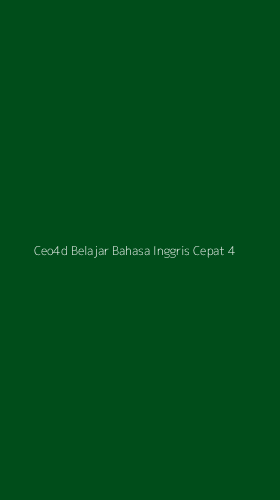 Tampilan Antarmuka Aplikasi Ceo4d Belajar Bahasa Inggris Cepat - 4