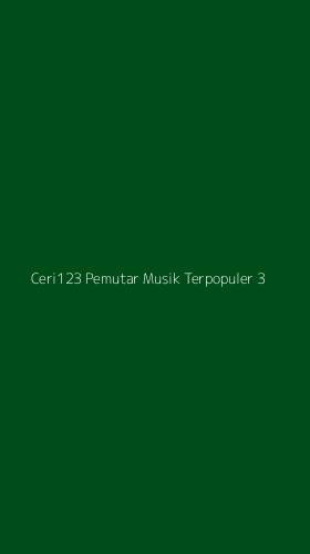 Tampilan Antarmuka Aplikasi Ceri123 Pemutar Musik Terpopuler - 3