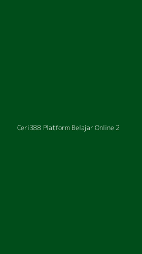 Tampilan Antarmuka Aplikasi Ceri388 Platform Belajar Online - 2