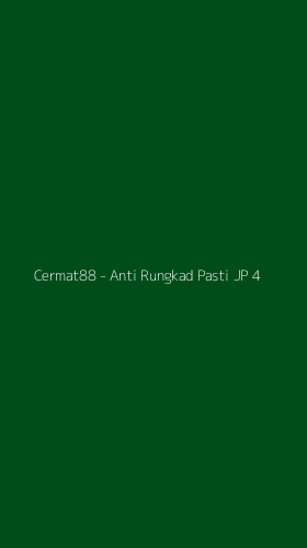 Tampilan Antarmuka Aplikasi Cermat88 - Anti Rungkad Pasti JP - 4