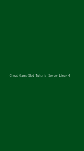 Tampilan Antarmuka Aplikasi Cheat Game Slot Tutorial Server Linux - 4