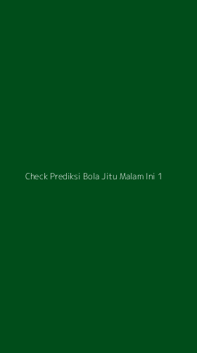 Tampilan Antarmuka Aplikasi Check Prediksi Bola Jitu Malam Ini - 1