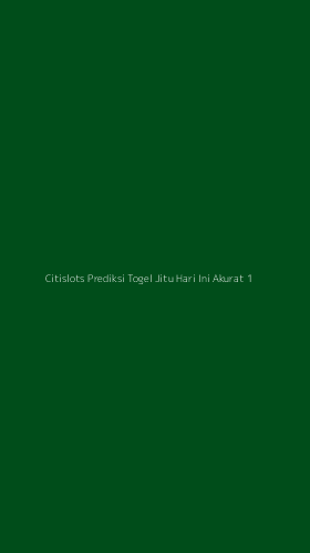 Tampilan Antarmuka Aplikasi Citislots Prediksi Togel Jitu Hari Ini Akurat - 1