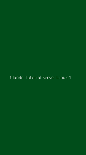 Tampilan Antarmuka Aplikasi Clan4d Tutorial Server Linux - 1