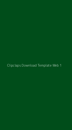 Tampilan Antarmuka Aplikasi Clipclaps Download Template Web - 1