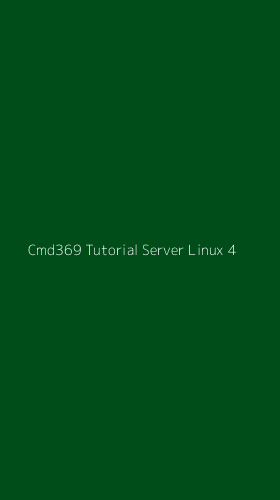 Tampilan Antarmuka Aplikasi Cmd369 Tutorial Server Linux - 4