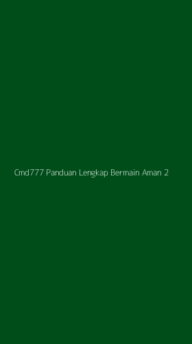 Tampilan Antarmuka Aplikasi Cmd777 Panduan Lengkap Bermain Aman - 2