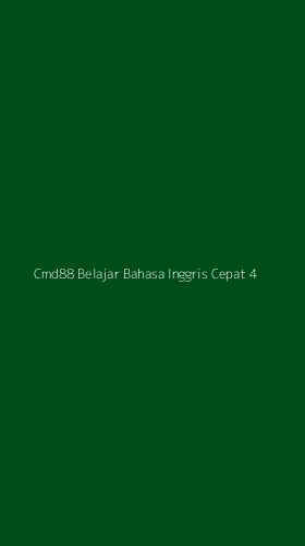 Tampilan Antarmuka Aplikasi Cmd88 Belajar Bahasa Inggris Cepat - 4