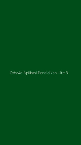 Tampilan Antarmuka Aplikasi Coba4d Aplikasi Pendidikan Lite - 3