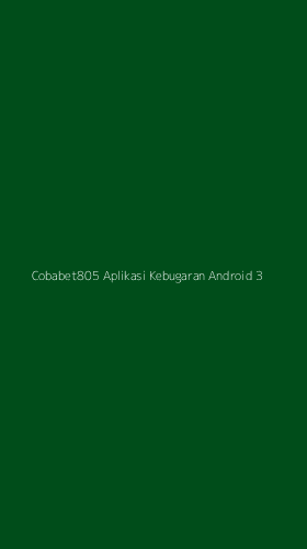 Tampilan Antarmuka Aplikasi Cobabet805 Aplikasi Kebugaran Android - 3