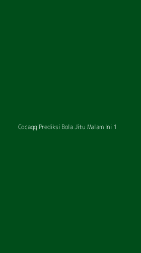Tampilan Antarmuka Aplikasi Cocaqq Prediksi Bola Jitu Malam Ini - 1