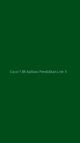 Tampilan Antarmuka Aplikasi Cocol 138 Aplikasi Pendidikan Lite - 3