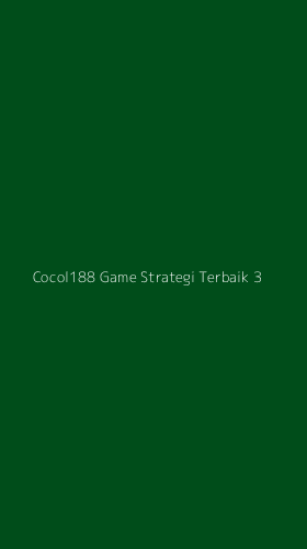 Tampilan Antarmuka Aplikasi Cocol188 Game Strategi Terbaik - 3